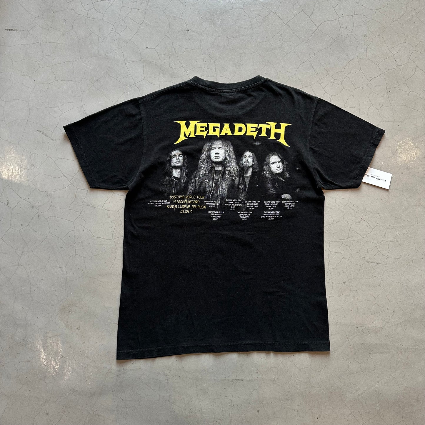 2017 Megadeth Dystopia Tour Tee