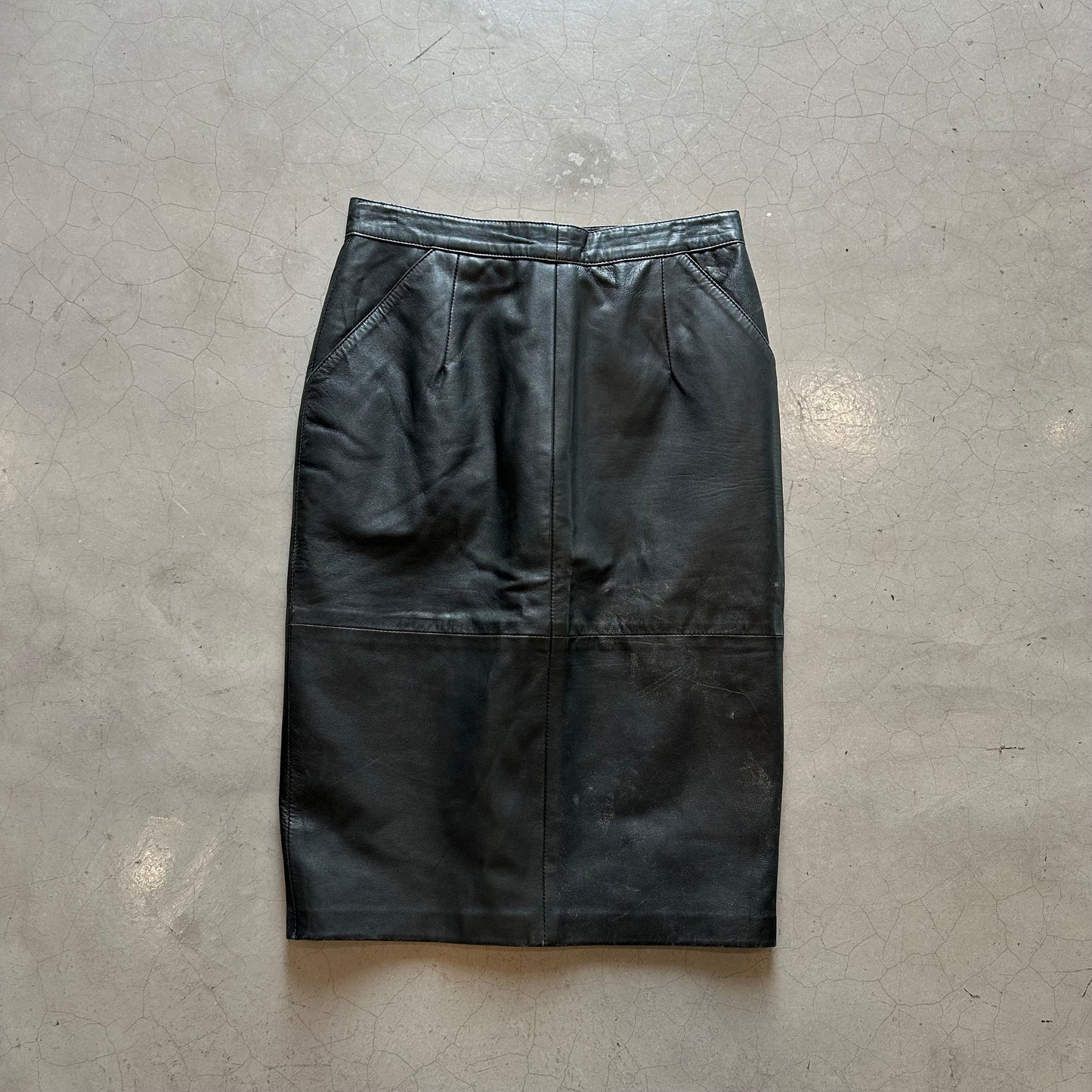 Vintage Leather Dynamics Skirt
