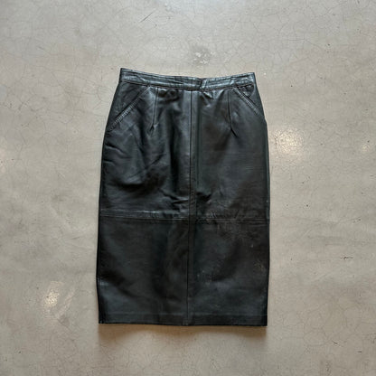 Vintage Leather Dynamics Skirt