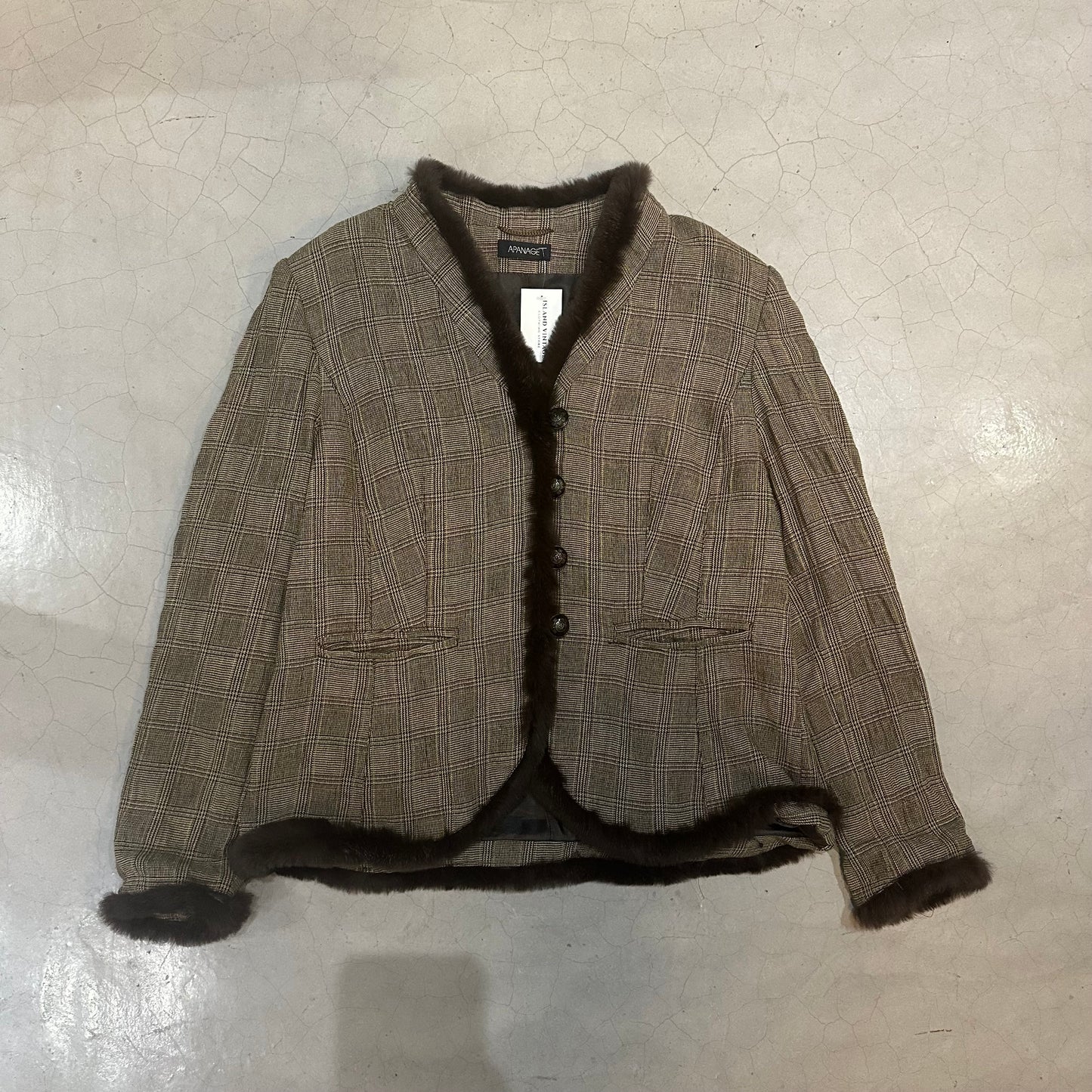 Vintage Apanaget Fur Blazer