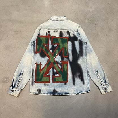Off-White Bleached Denim Shirt