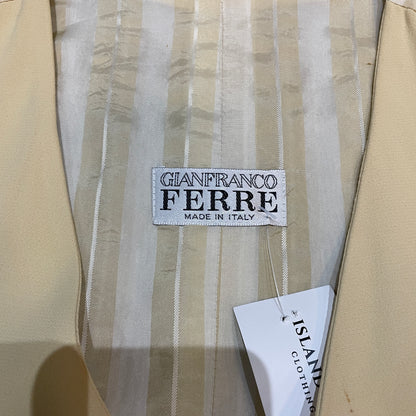 Vtg Gianfranco Ferre Embroidered Vest