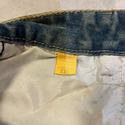 Rust Faded Baggy Jeans