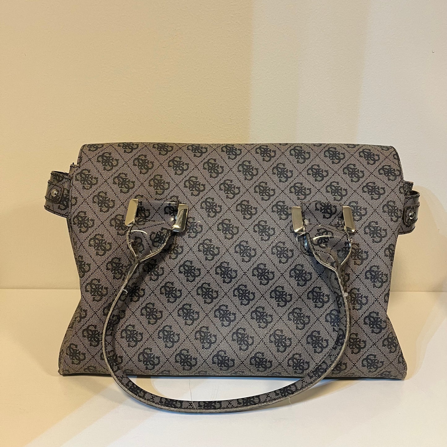 Guess Monogram Bowler Bag