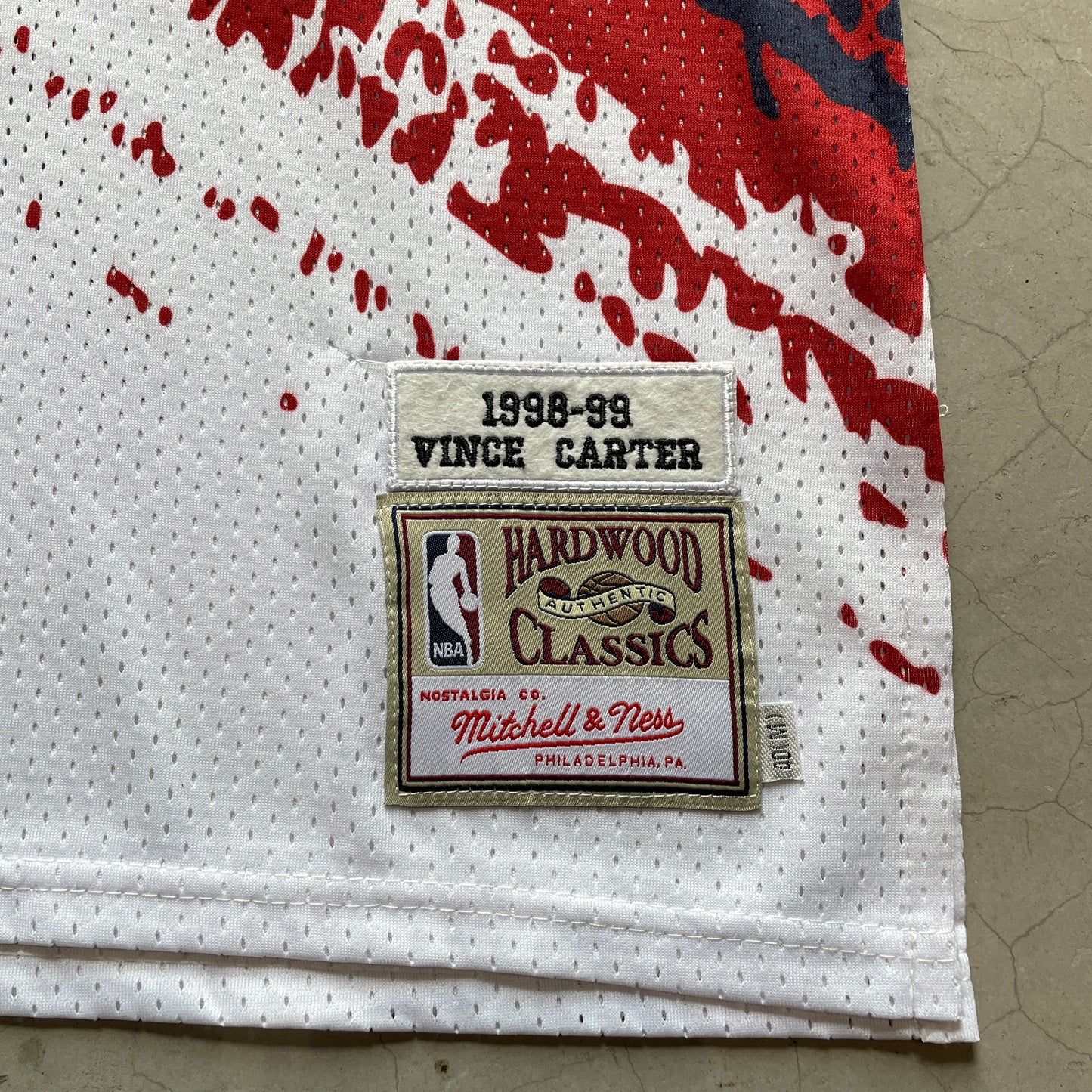 Toronto Raptors Vince Carter Splash NBA Jersey