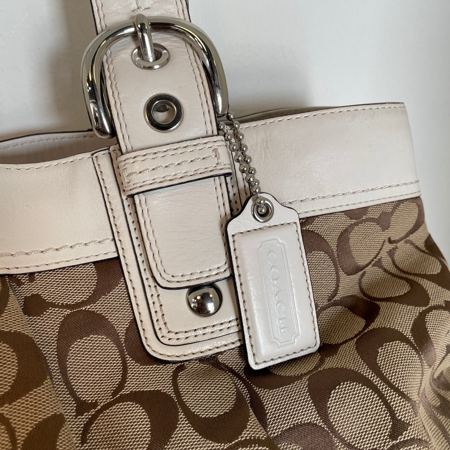 Vintage Coach Hampton Pleated Soho Bag