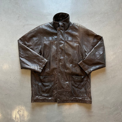 Vintage 80's Basillo Herrero Spanish Leather Jacket