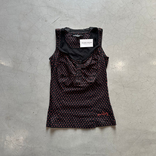 Y2K Miss Sixty Polka Dot Top