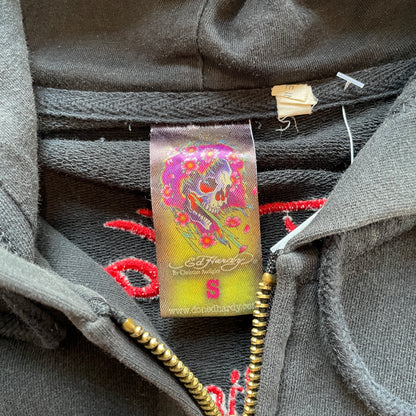 Y2K Ed Hardy by Christian Spider Web Jacket