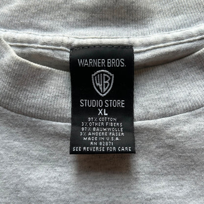 Vtg 1998 Warner Brothers Taz Warning Tee