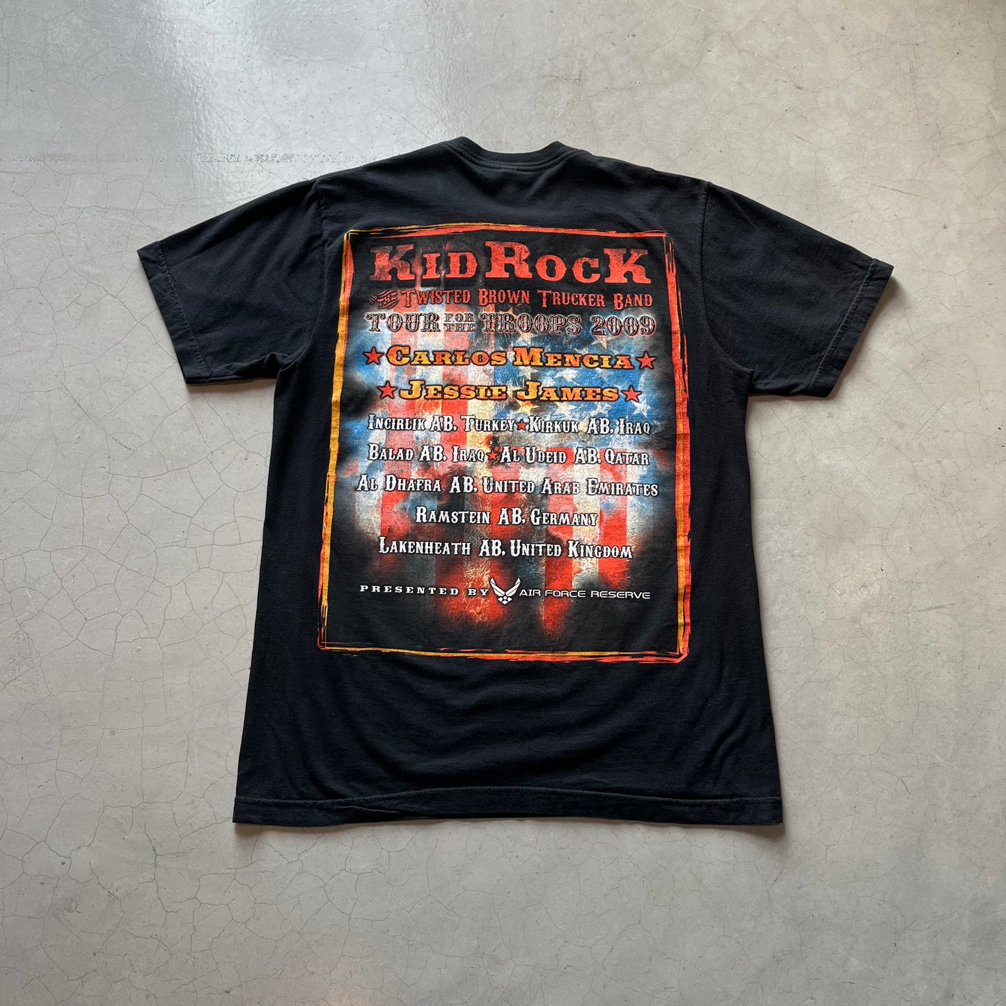 Kid Rock 2009 Tour T-shirt