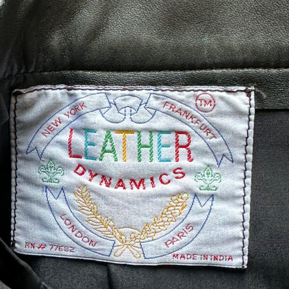 Vintage Leather Dynamics Skirt