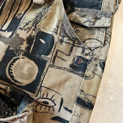 Vintage Y2K Roberto Cavalli Devils Cargo Trousers