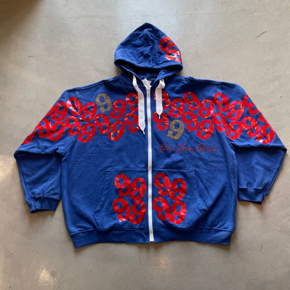 Y2K Gino Green Global Zip-up Jacket