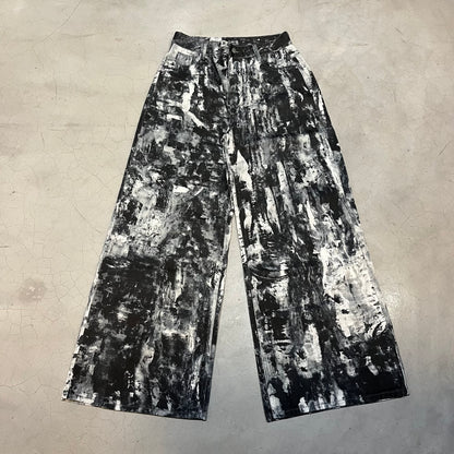 Black Camo Baggy Jeans