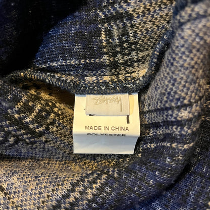 Stussy Shadow Plaid Sherpa Zip Shirt