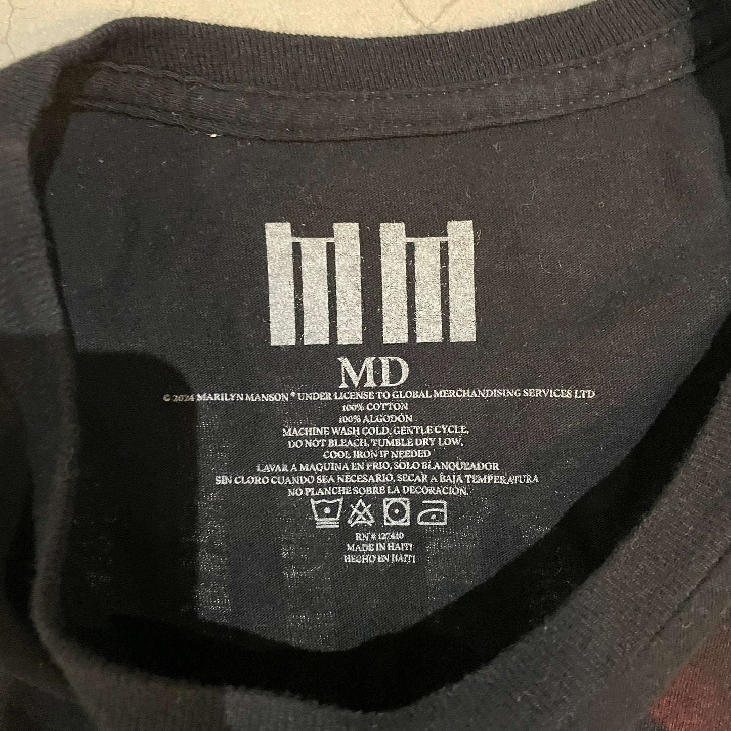 Marilyn Manson 2024 Tour Tee