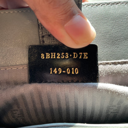 FENDI Grey Leather Mini 2Jours Tote Bag