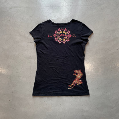 Y2K Ed Hardy by Christian Tiger Women’s Top