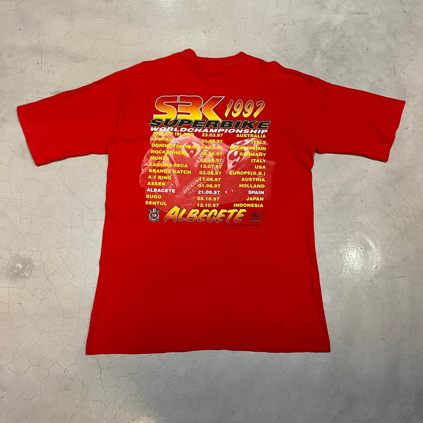 Vintage 1997 Superbike World Championship T-shirt