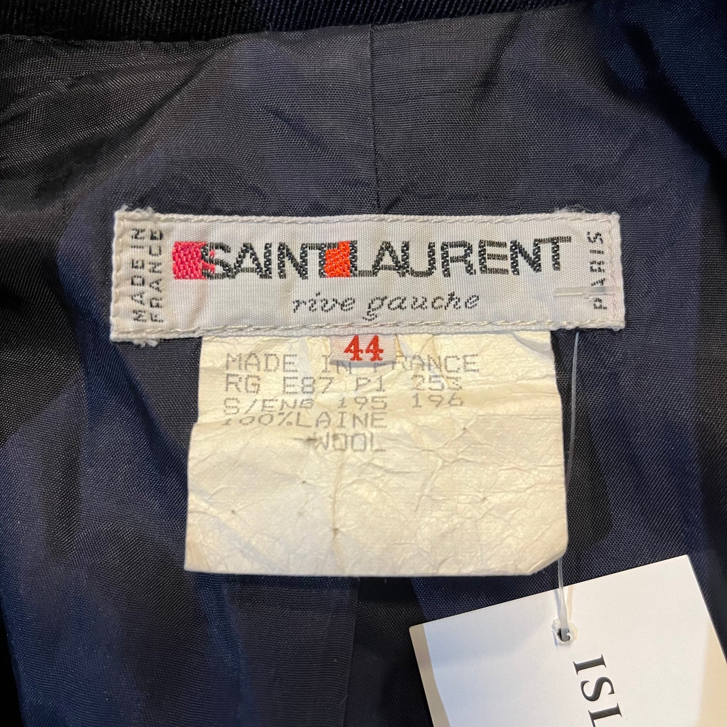 Vtg YSL Rive Gauche Blazer