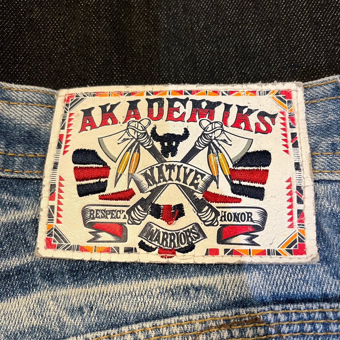 Vintage Akademiks Embroidered Jeans