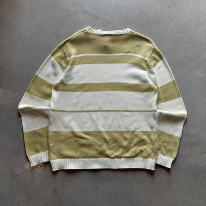 Lacoste Sweater Apple Green Stripe