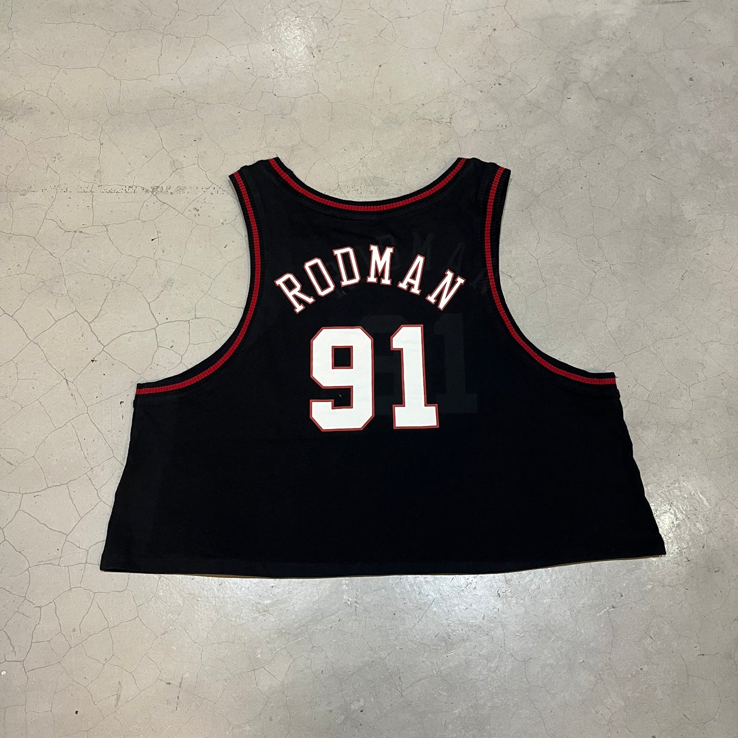 Bulls (Rodman) Women’s Sleeveless Cropped