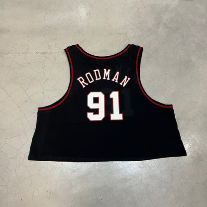 Bulls (Rodman) Women’s Sleeveless Cropped