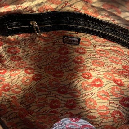 Guess Crocodile Pattern Handbag