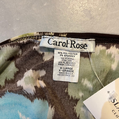 Y2K Carol Rose Floral Top