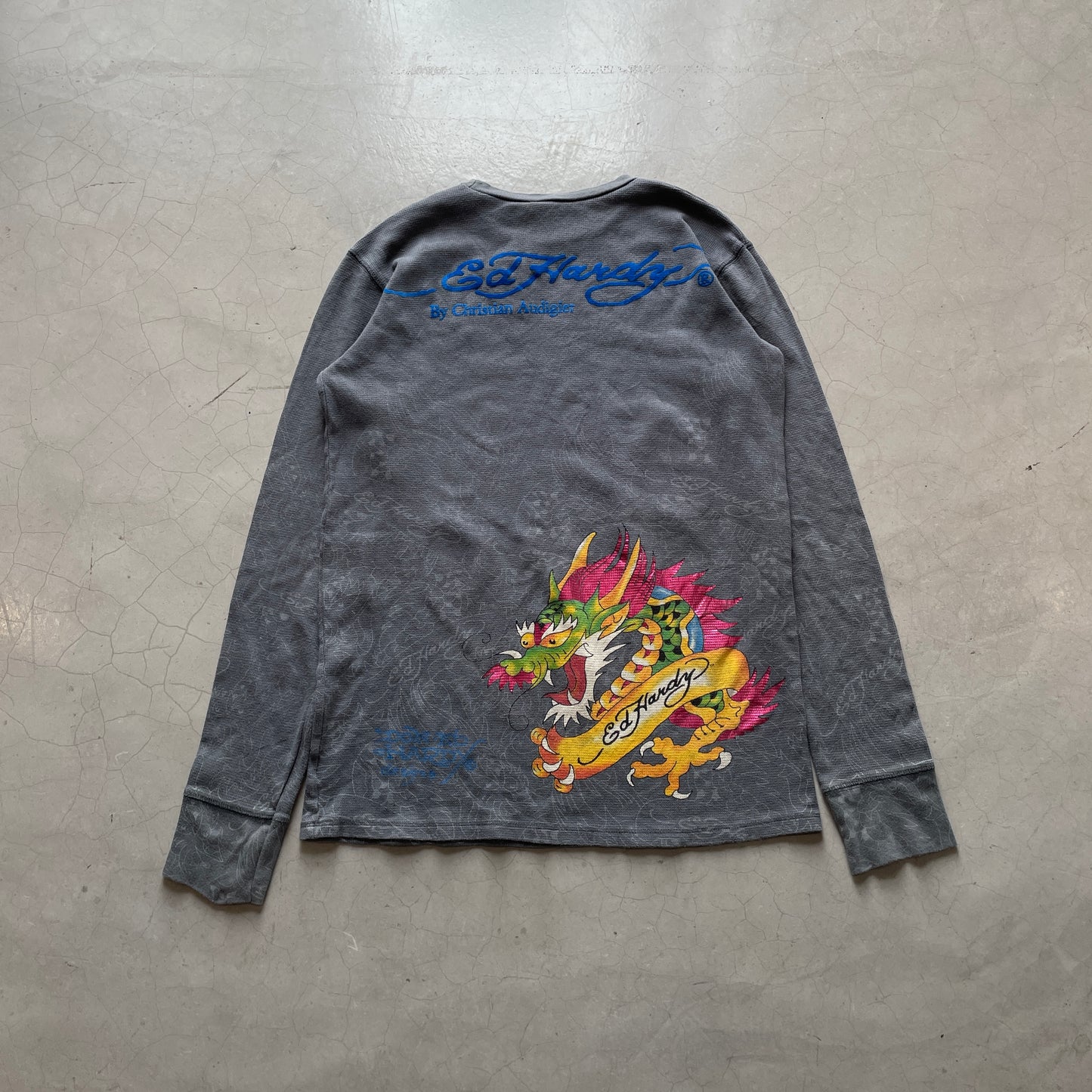Vintage Ed Hardy Thermal Longsleeve