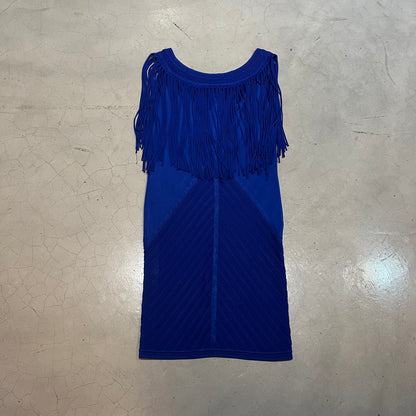 Roberto Cavalli Fringe Mini Dress
