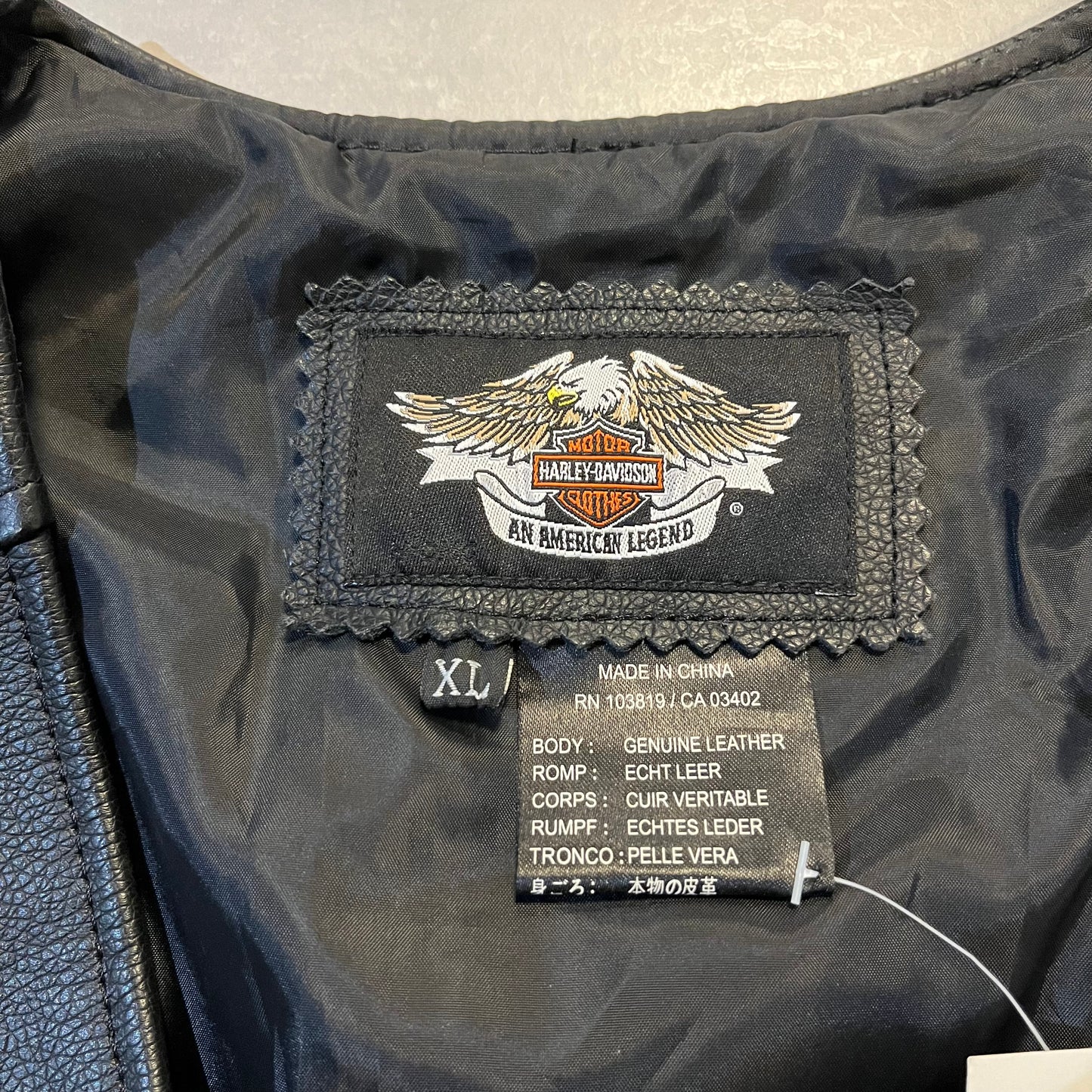 Harley Davidson Leather Rider’s Vest