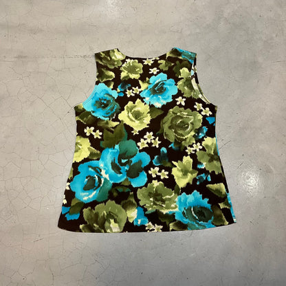 Y2K Carol Rose Floral Top
