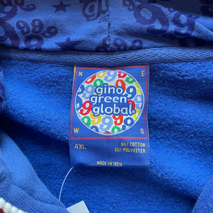 Y2K Gino Green Global Zip-up Jacket