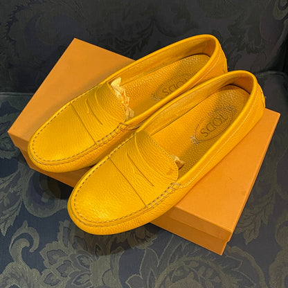 TOD’s Gommino Penny Slot Loafers (Yellow)