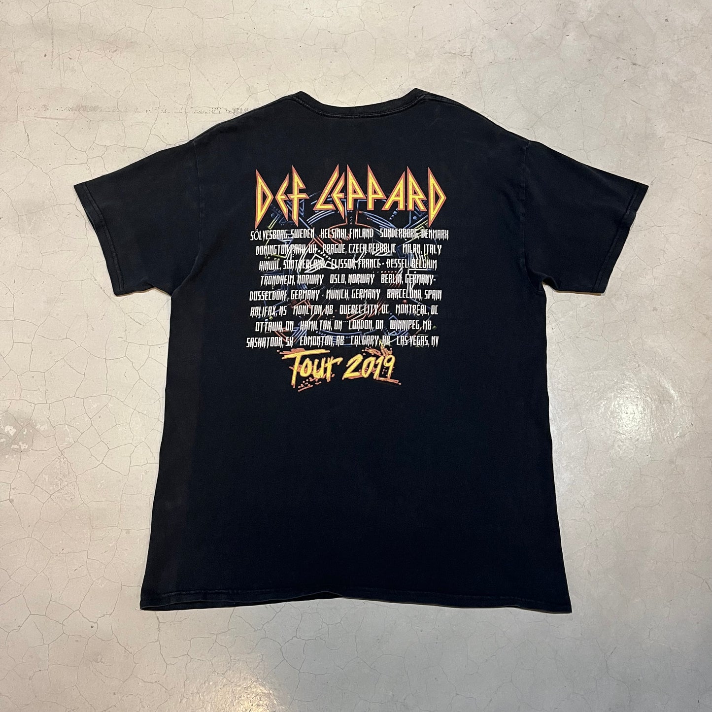 Def Leppard 2019 Tour T-shirt
