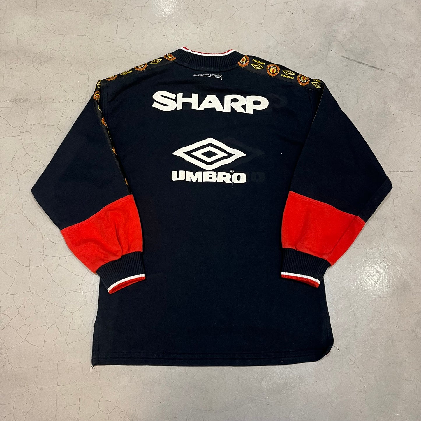 Vintage 1996 Man United Umbro Sharp Sweater