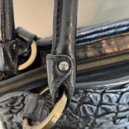 Fendi Puckered Leather Chef Bubble Shoulder Bag