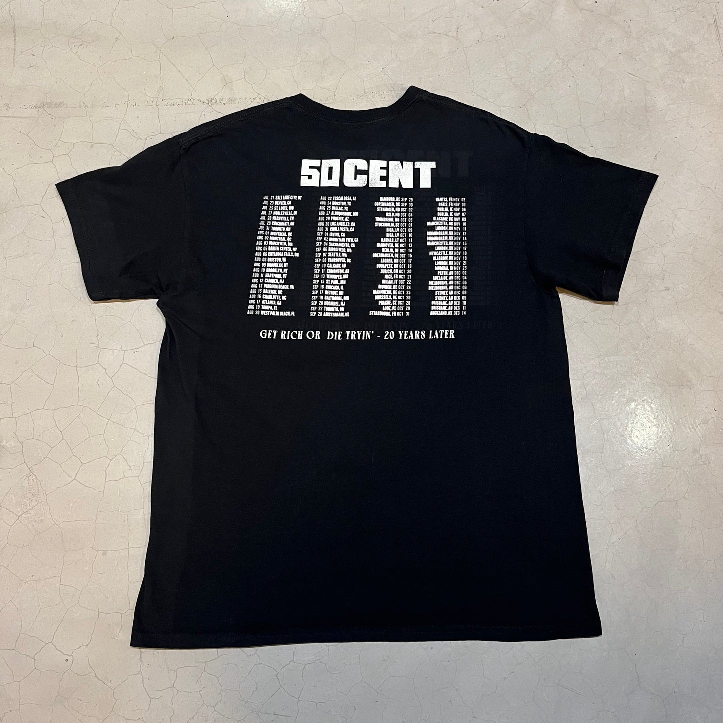 50 Cent Twenty Years Later Music Tee