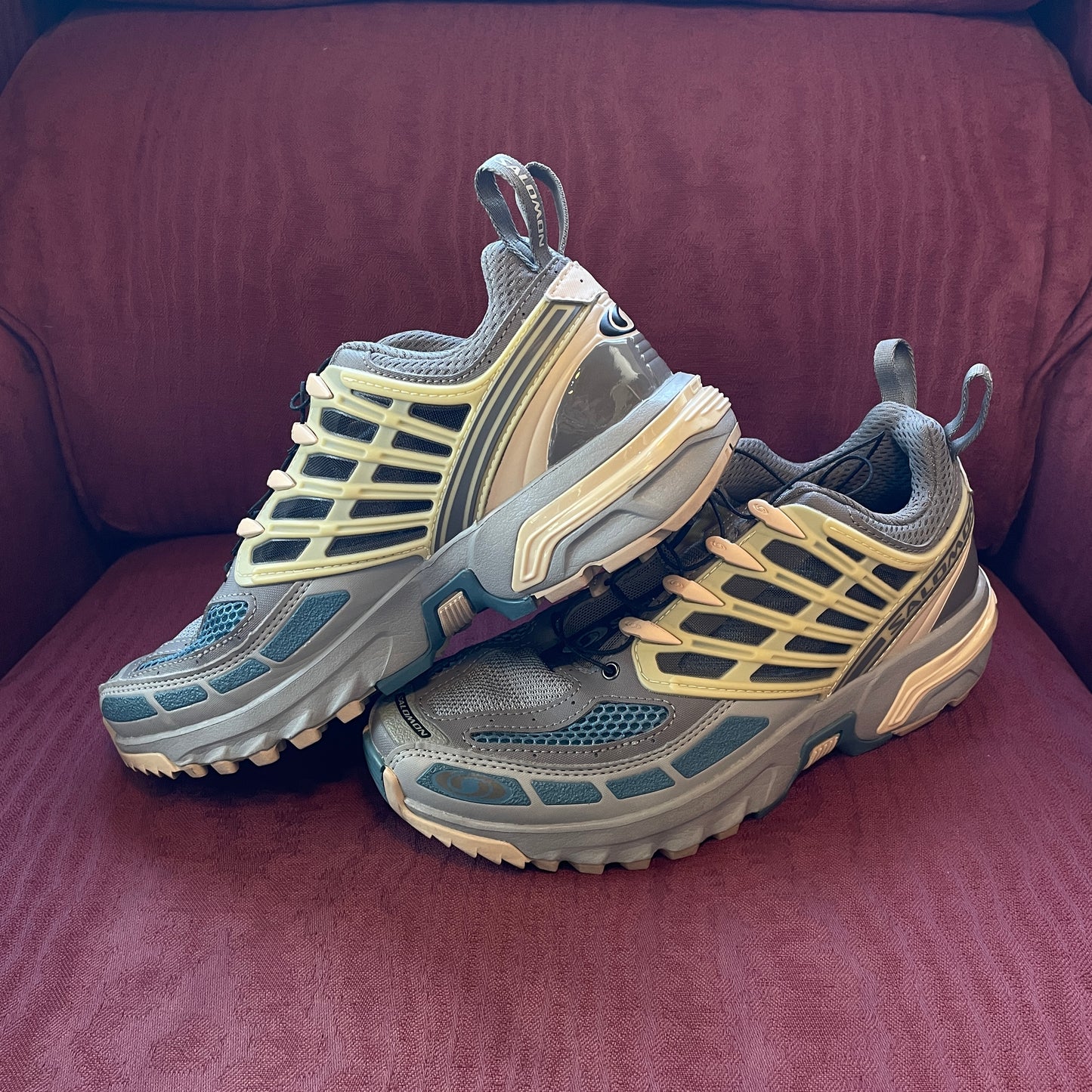 Salomon ACS Pro “Pewter Aegean Blue” Sneakers
