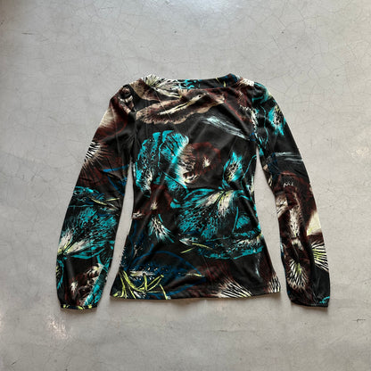 Y2K Miss Sixty Floral Blouse