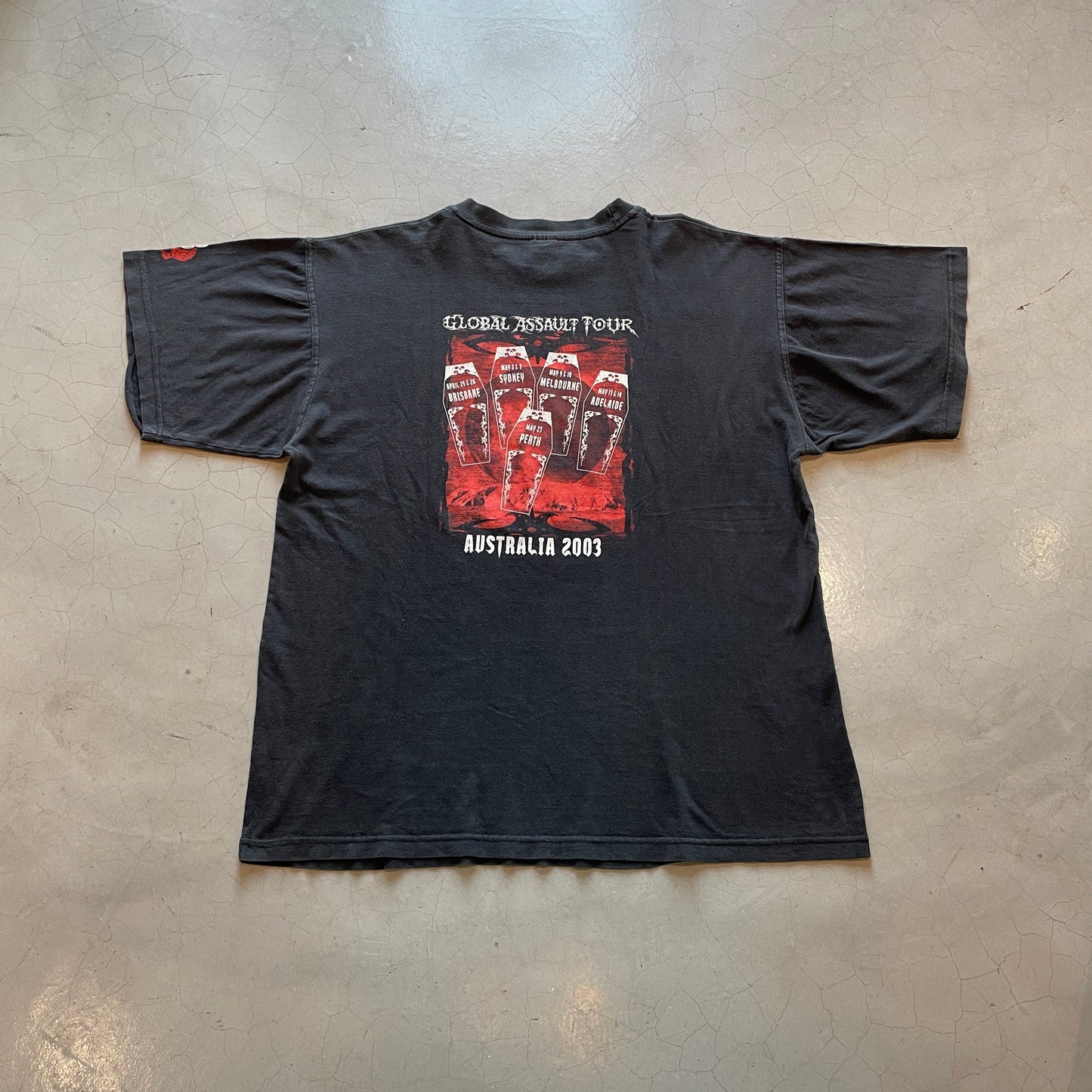 Vtg 2003 Crusty Demons Tour Tee