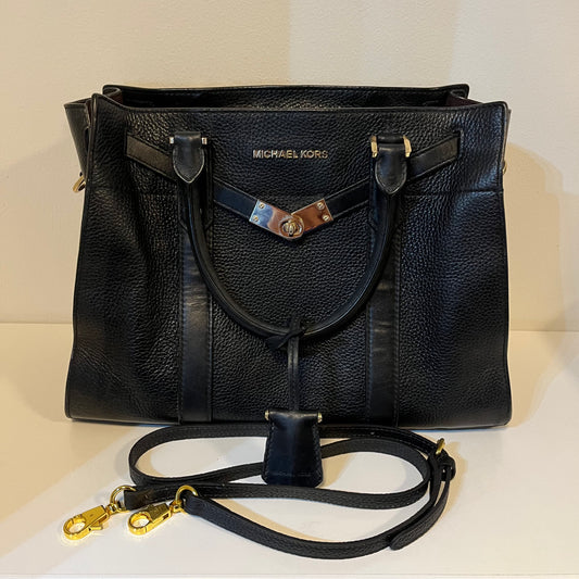 Michael Kors Nouveau Hamilton Leather Bag
