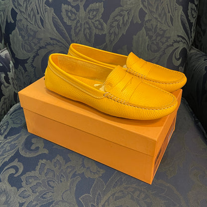 TOD’s Gommino Penny Slot Loafers (Yellow)