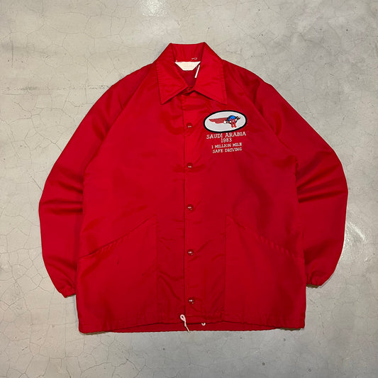 Vintage 1983 Halliburton X Saudi Arabia 1M Mile Jacket