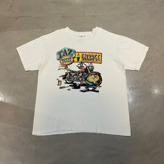 Vtg 1998 Taz Garage Tee