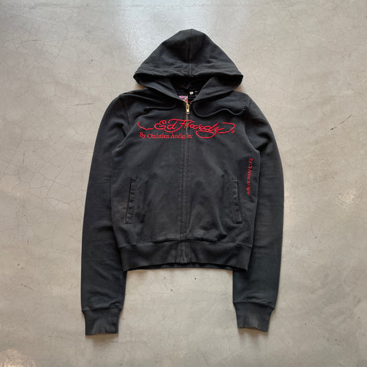 Y2K Ed Hardy by Christian Spider Web Jacket