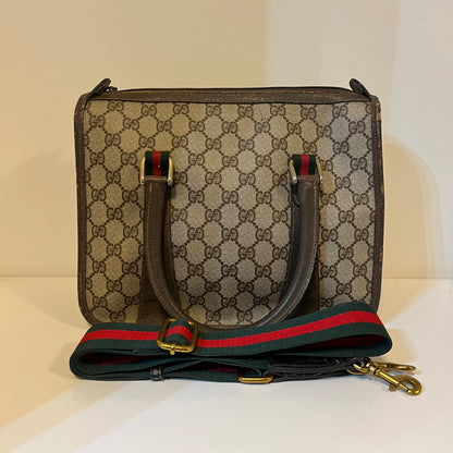 Vintage 1980’s Gucci Supreme Web Sherry Line Hand Bag